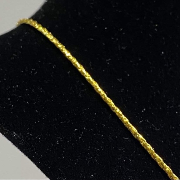 Danecraft Primavera Italy 24K Gold Over 925 Sterling Silver Necklace Wife Gift - Picture 4 of 8